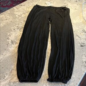 Pacbreeze Black Joggers Pants with Long Slits M